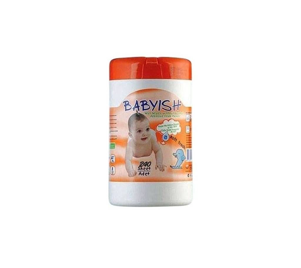 Babyish Wipes Soft and Fresh 240 Sheet