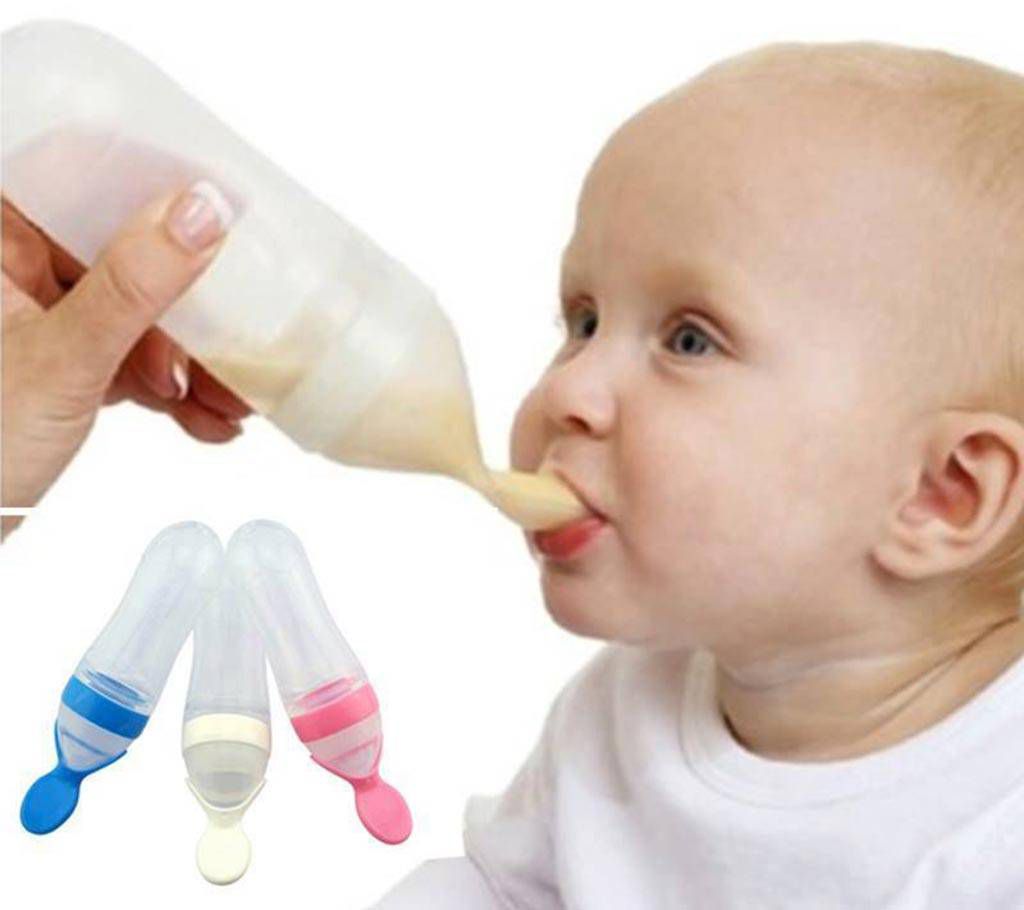 Infant Baby Training Silicone Baby Bottle