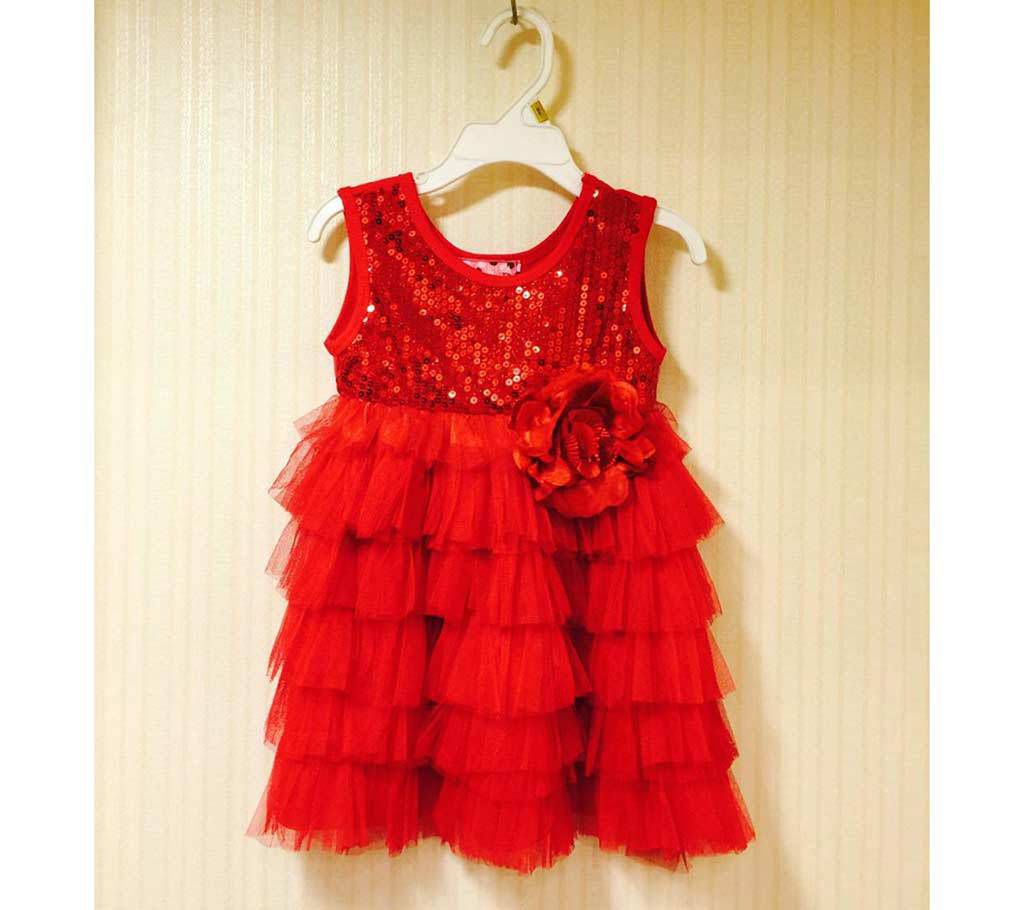 Baby Girls Red Frock