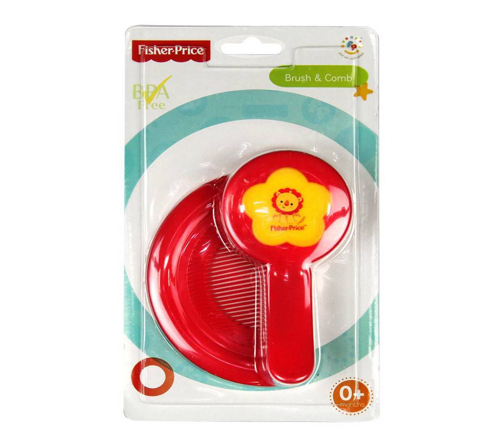 Fisher-Price Lion  Red Color Brush & Comb