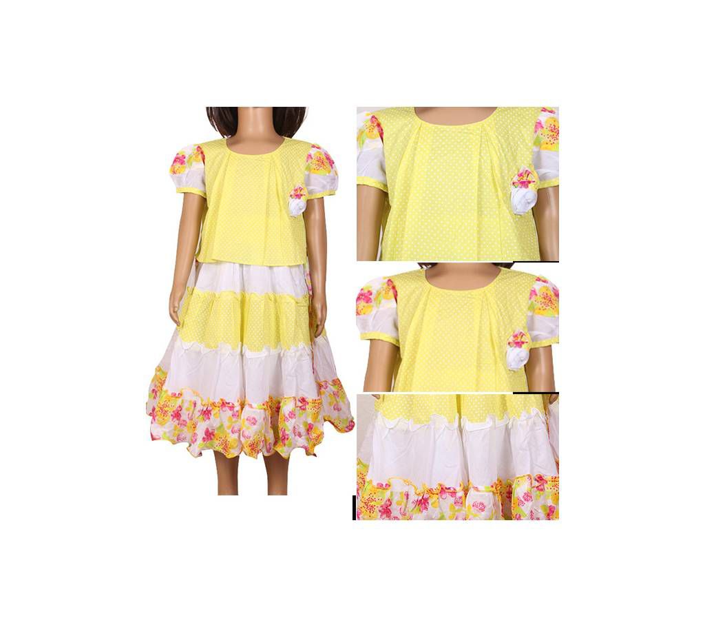 readymade cotton baby frock 1 piece 