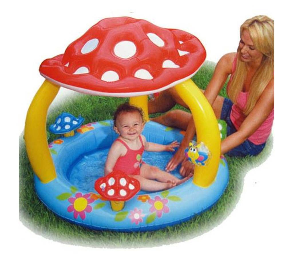 Mushroom Design Inflatable Kids Paddling Pool 