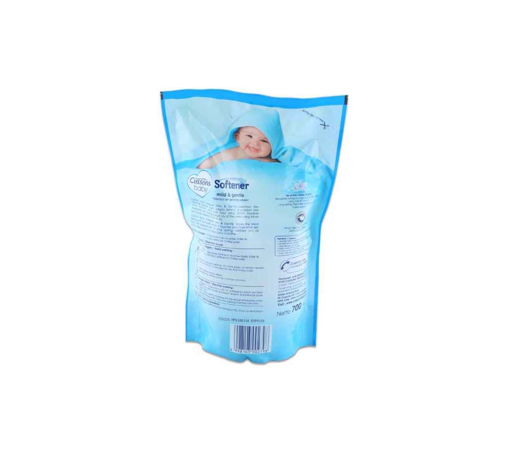 CUSSONS BABY Softener Mild And Gentle 700 ML (POUCH PACK) - Indonesia 