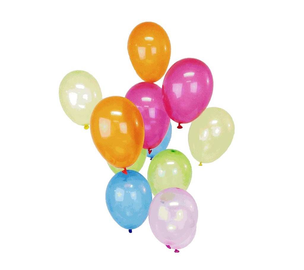 Multicolour 100 Pieces Balloons 