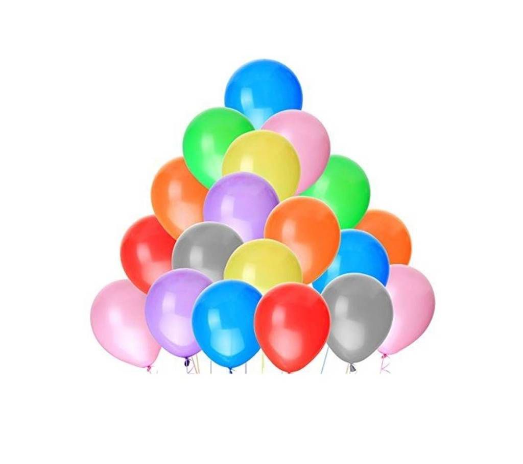 Multicolour 100 Pieces Balloons 