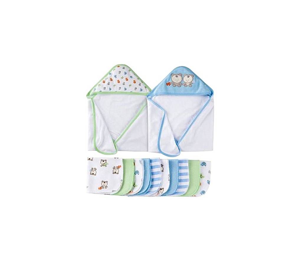  Gerber Newborn Baby Towels and Washcloth -1pc