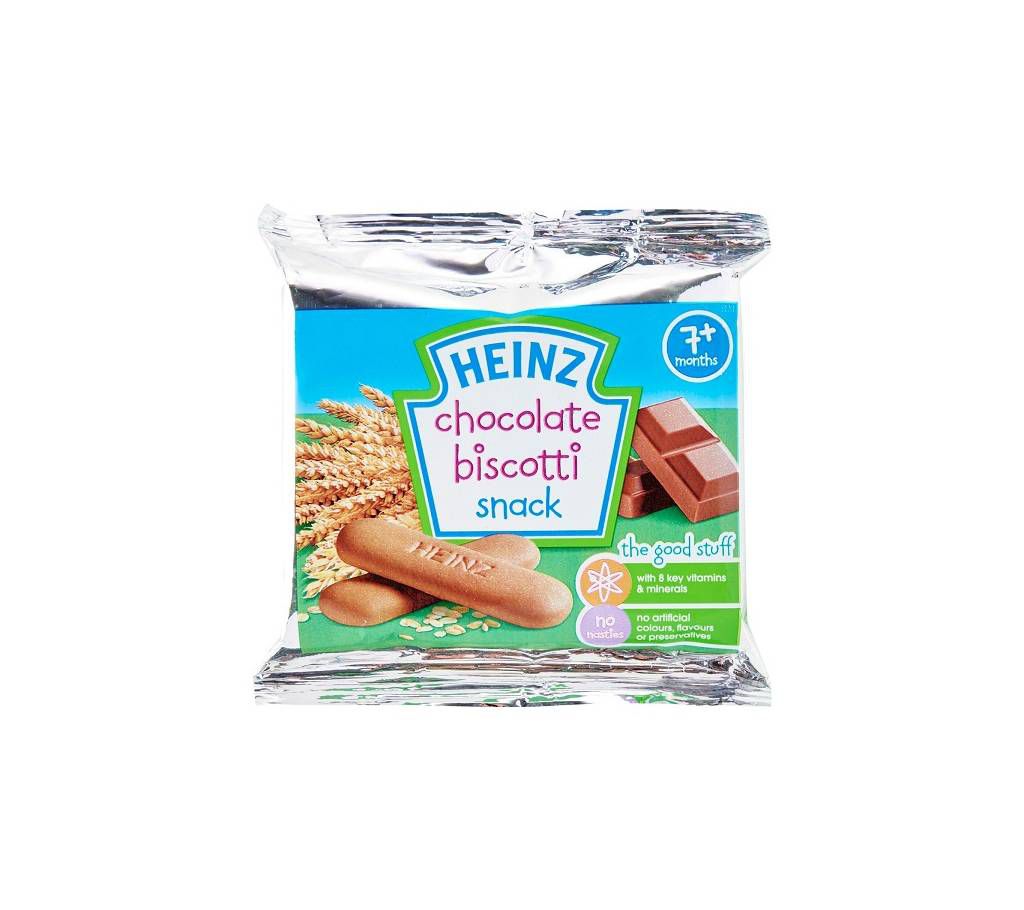 HEINZ Chocolate Biscotti Baby Snack 60g-UK - 7M+