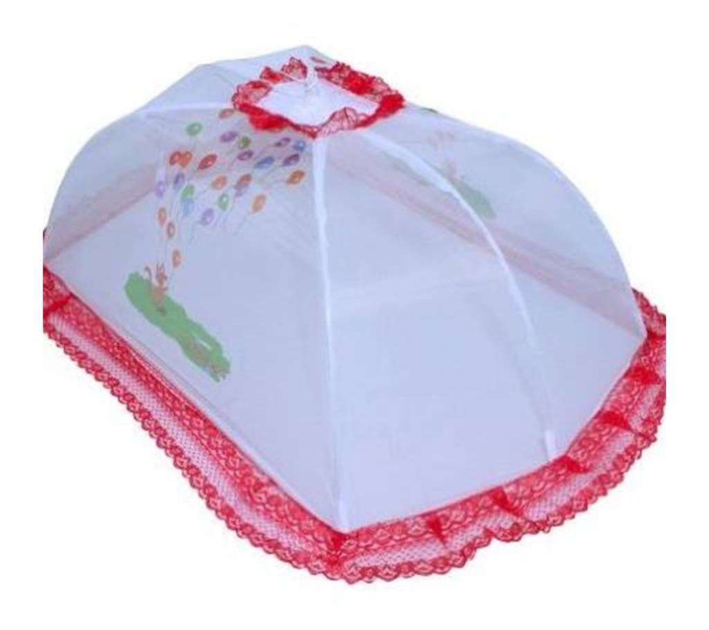 Baby Medium Size Mosquito Net with Frill Balloons Print