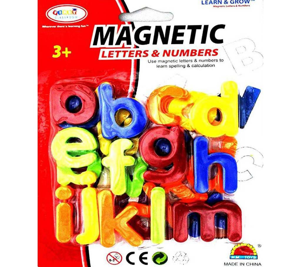 Magnetic Capital Letter Alphabets Numbers