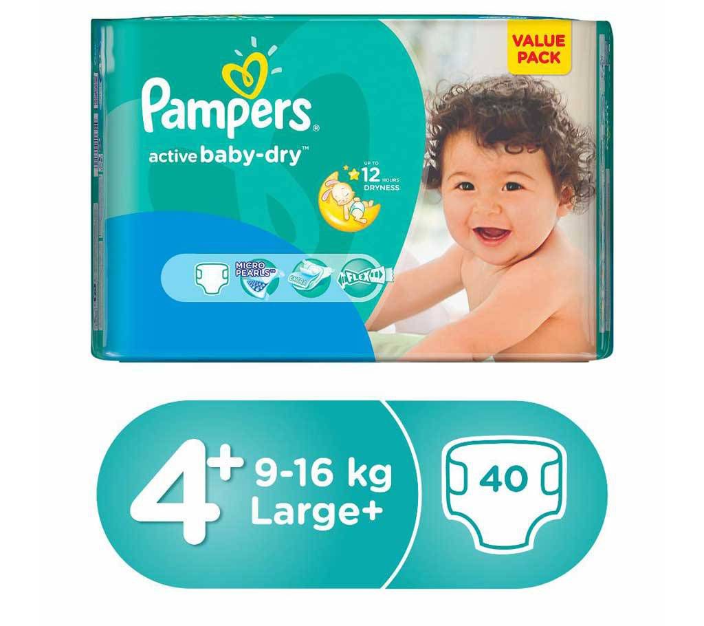 Pampers Baby Diaper L+ 40