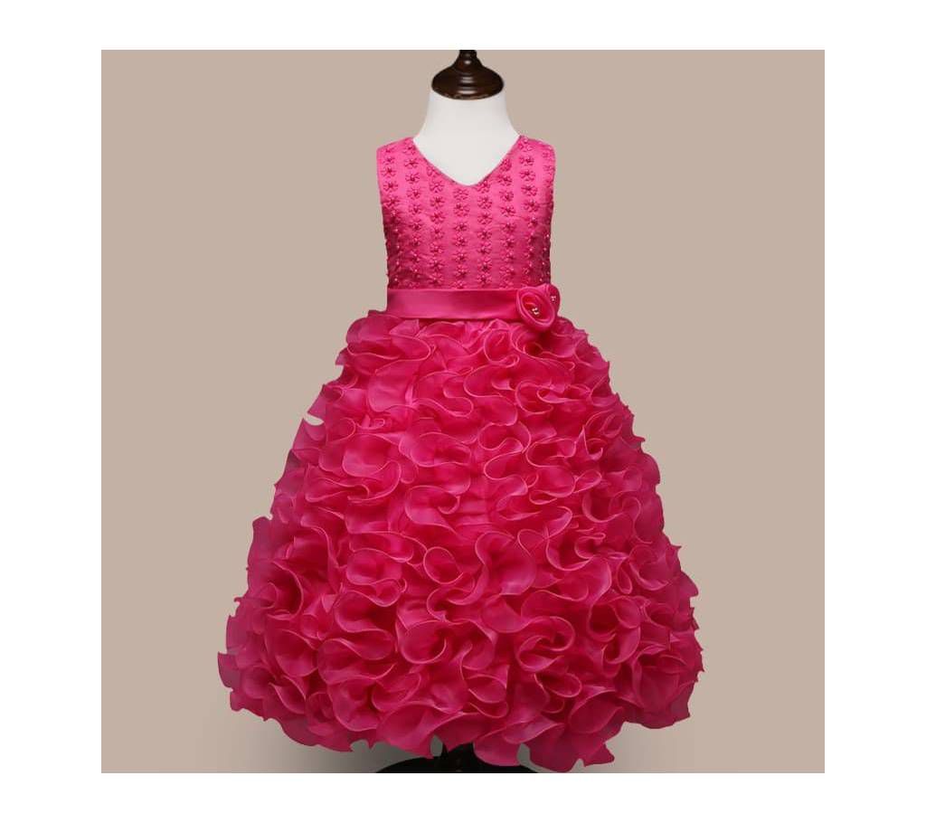 Party Dress-Red Rose -AKD1700
