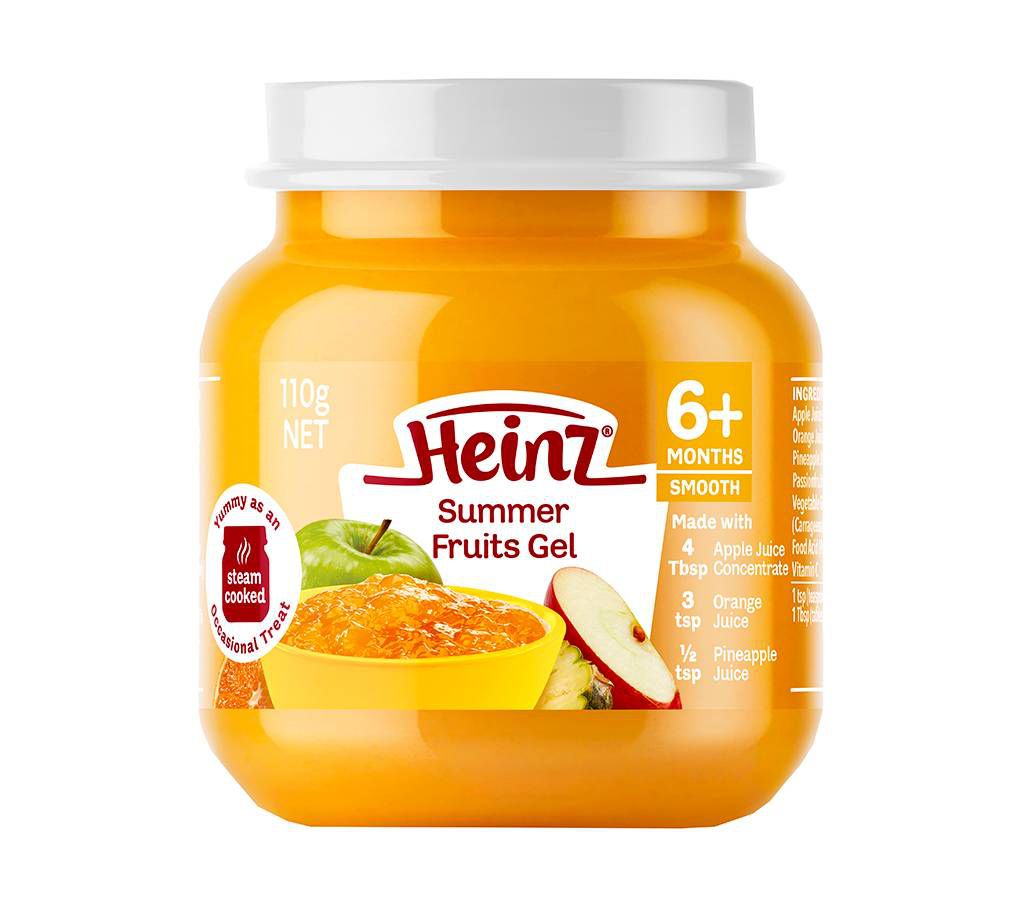 Heinz Summer Fruits Gel from 6 months- 110gm- Australia