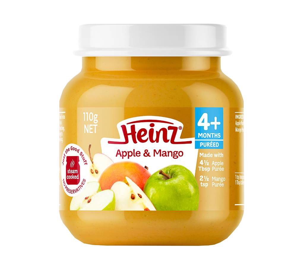 Heinz Apple and Mango 4 Months- 110g- Australia