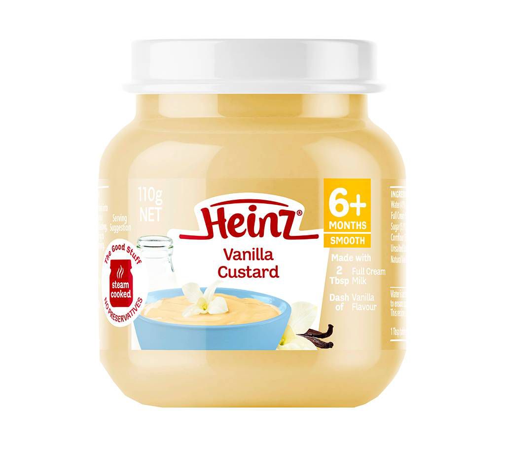 Heinz Vanilla Custard 6 Months- 110g- Australia