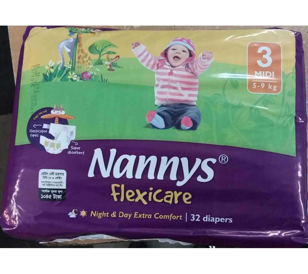 Nannys Baby Diaper--32 pieces 