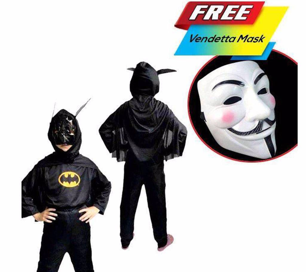 Batman Costume for Kids (Vendetta Mask Free!)