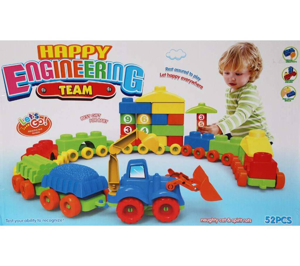 Happy Engineering Team Toy Set For Kids 