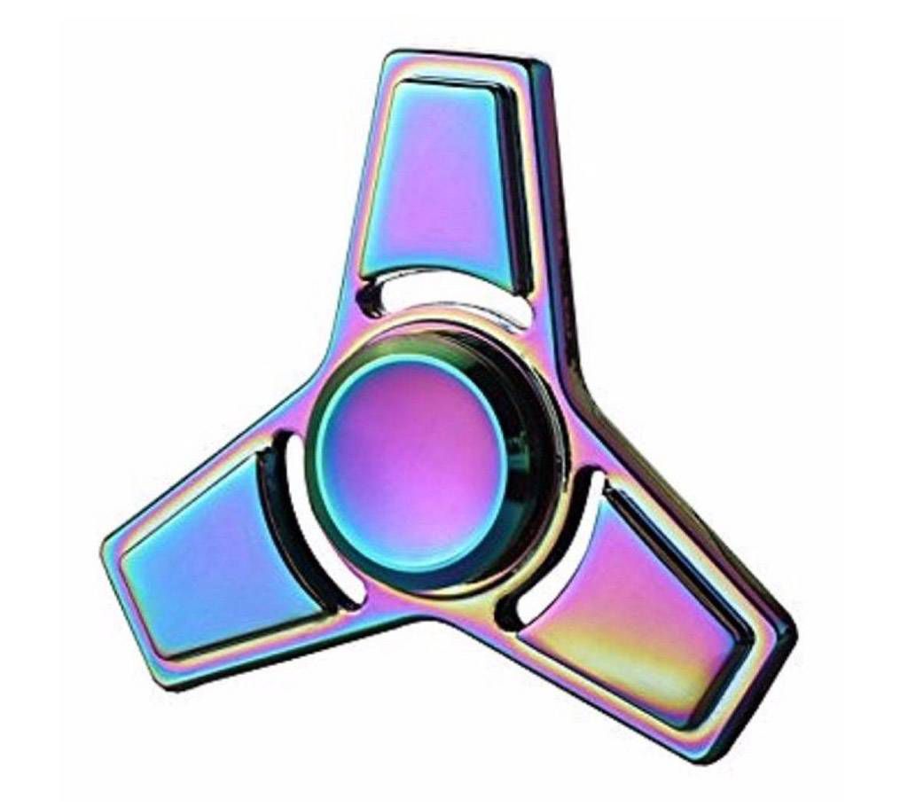Rainbow Tri-Star Fidget Spinner