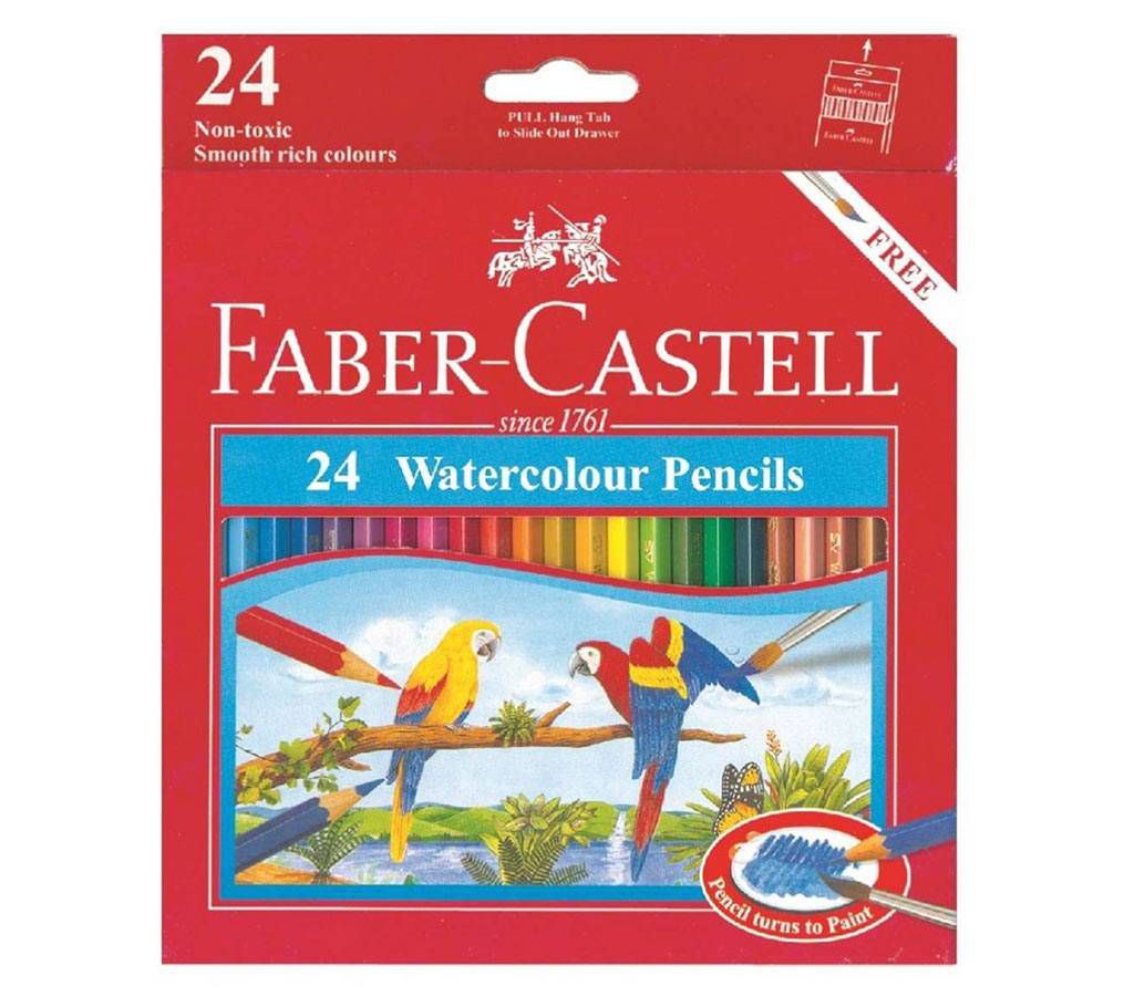 FABER CASTELL Color Pencil-24 pcs 