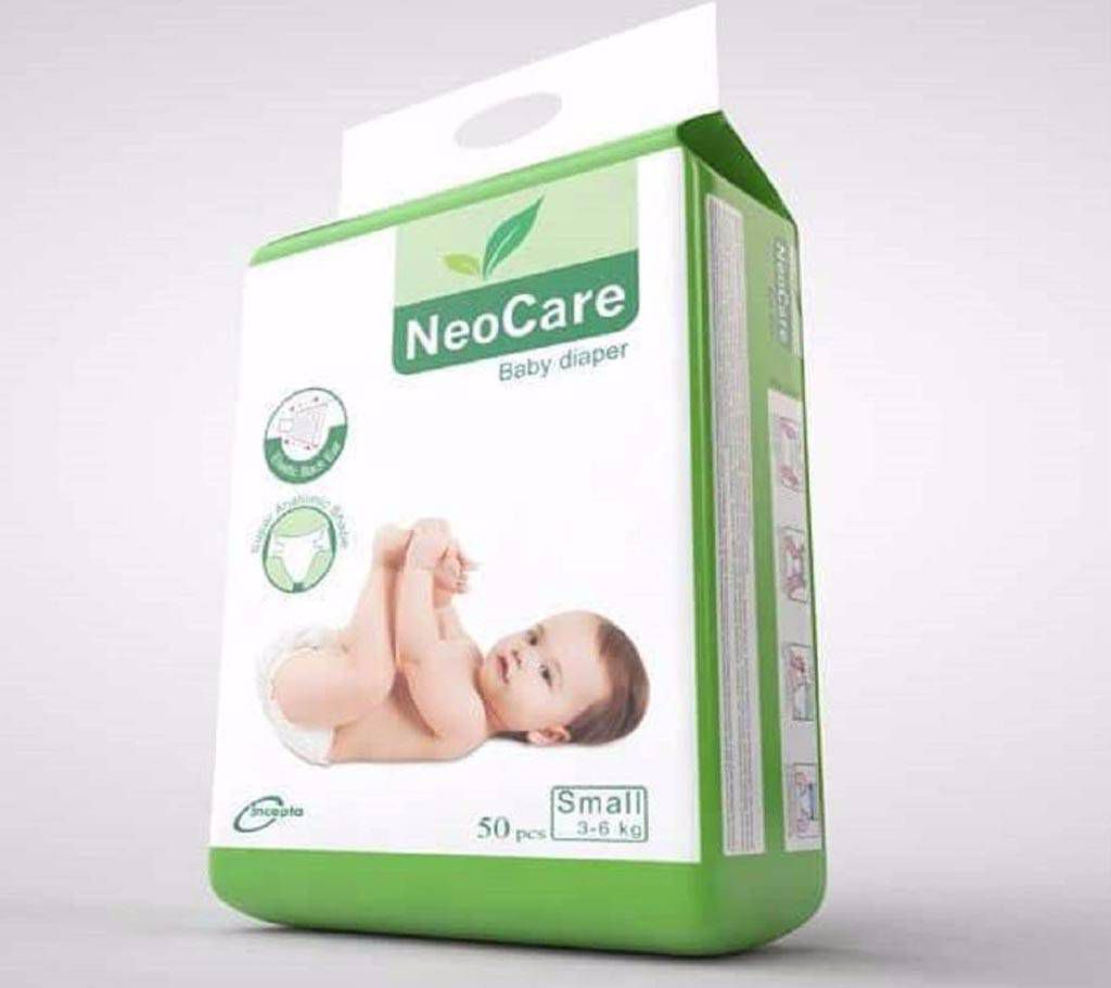 Neo Care Diaper (Small) – 50 Pieces