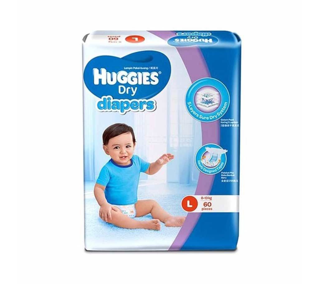 Huggies Dry Diaper - Large - (8-13kg)