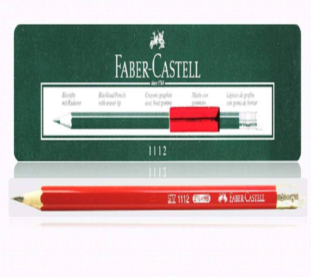 FABER CASTELL Red HB/2B Pencil- 12 pcs 