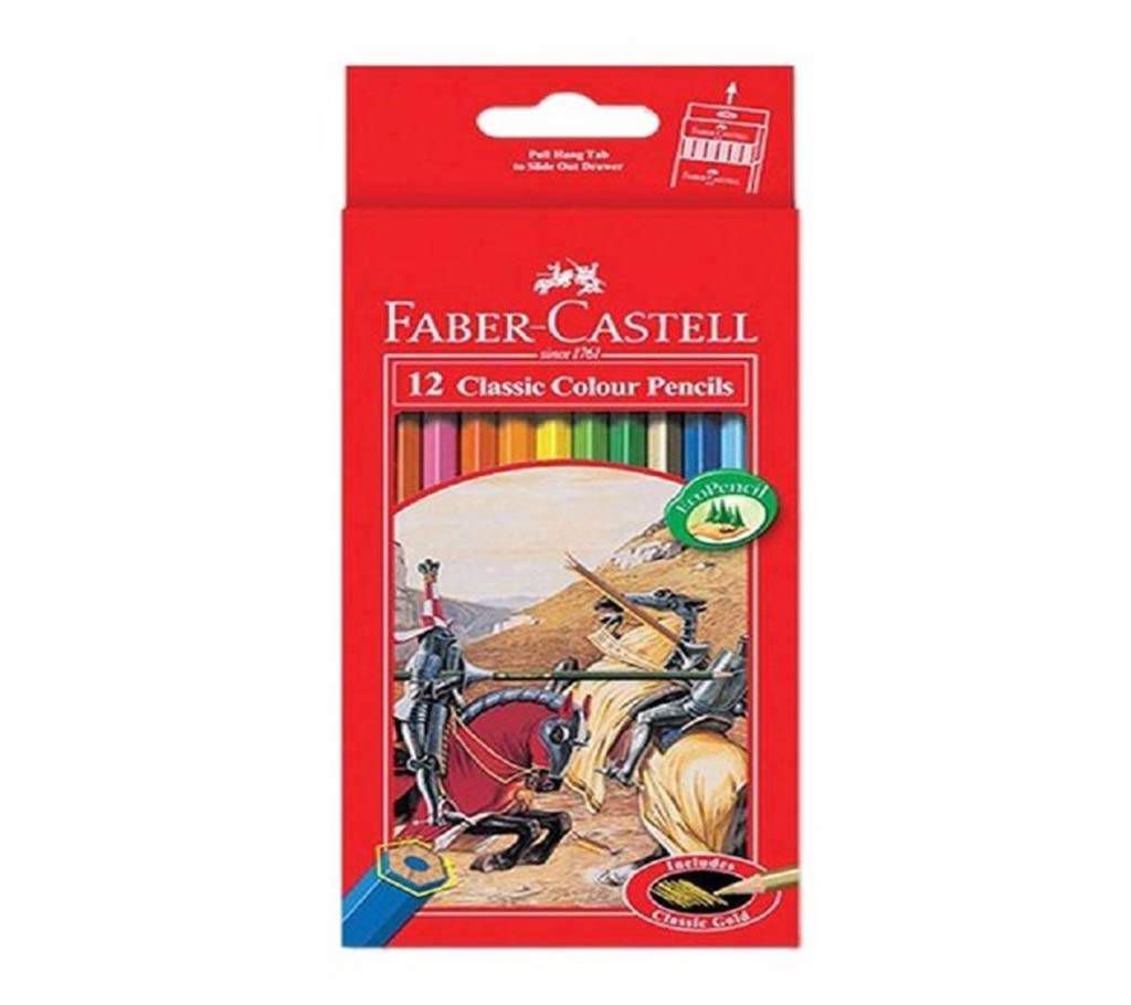 FABER CASTELL Classic Color Long Pencil-12 pcs