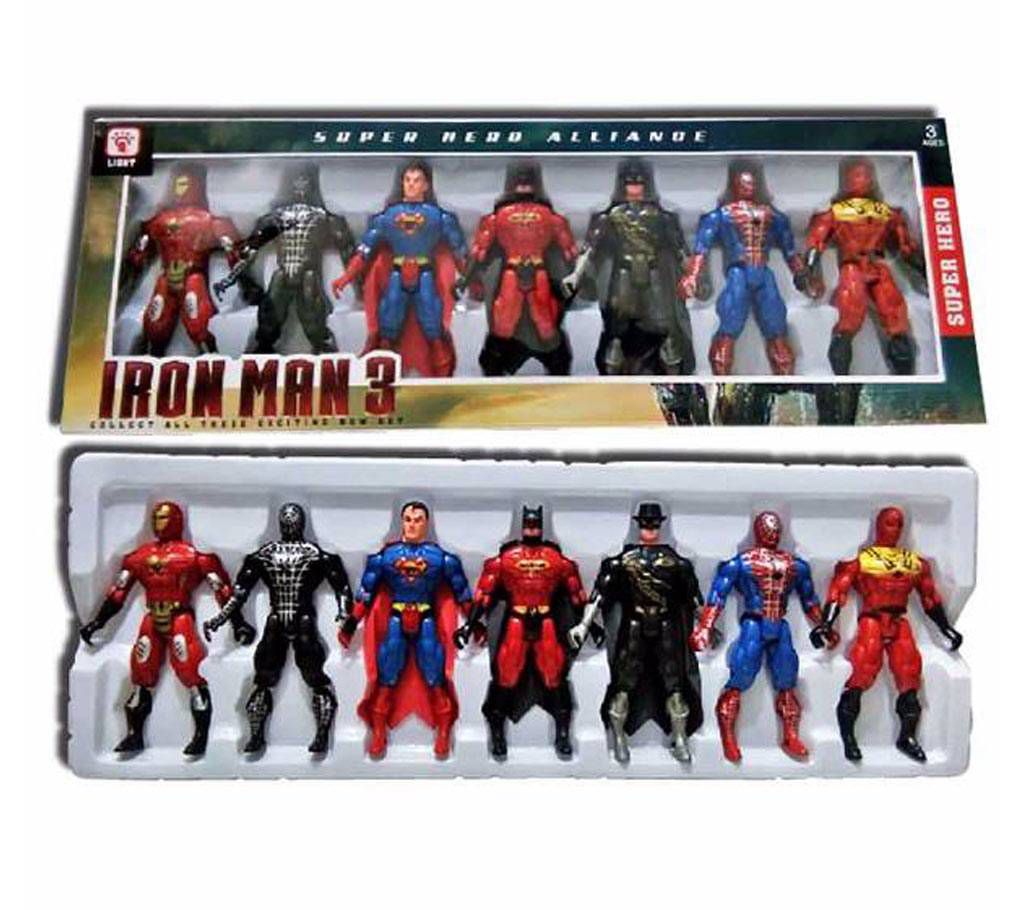Set of Super Hero Figures