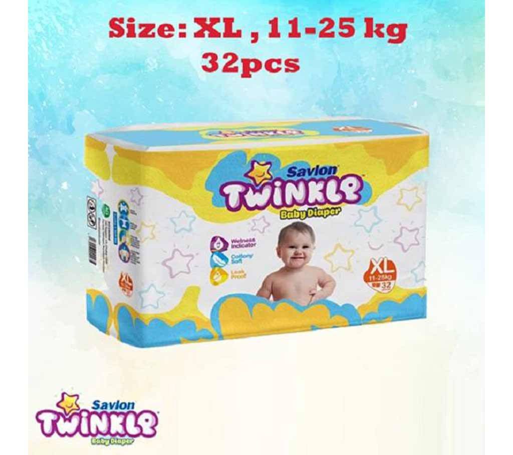 Twinkle Diaper XL 11-25 kg 32Pcs