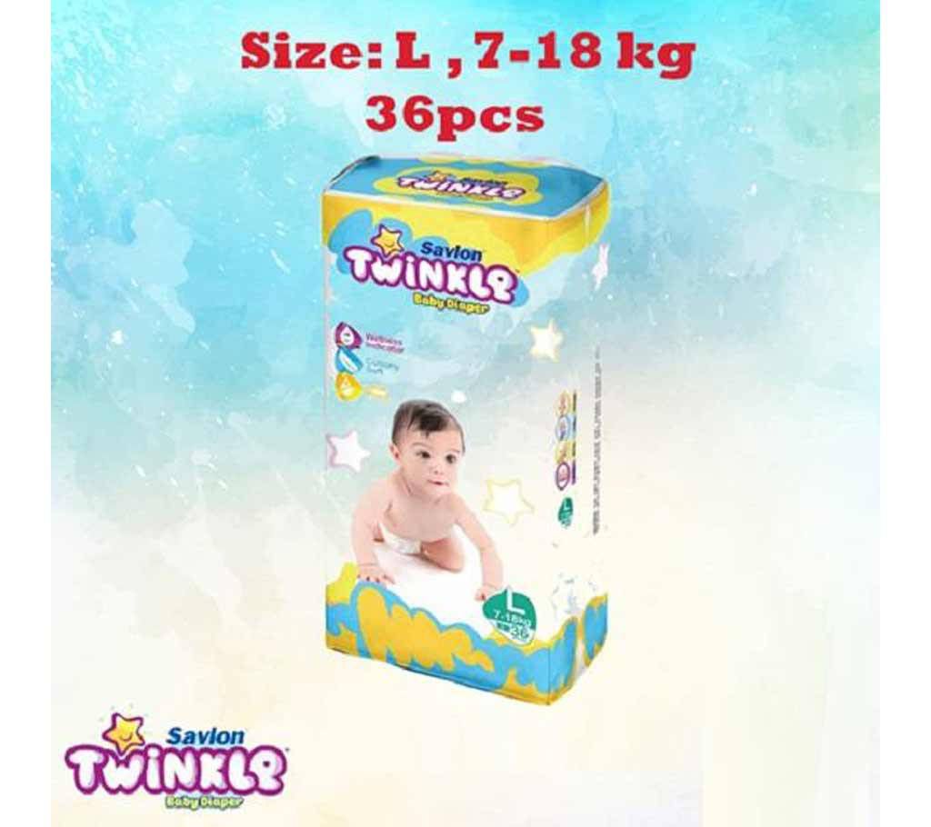 Twinkle Diaper L 7-18kg 36 Pcs