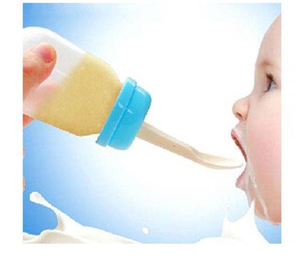 Weaning bottle with Spoon