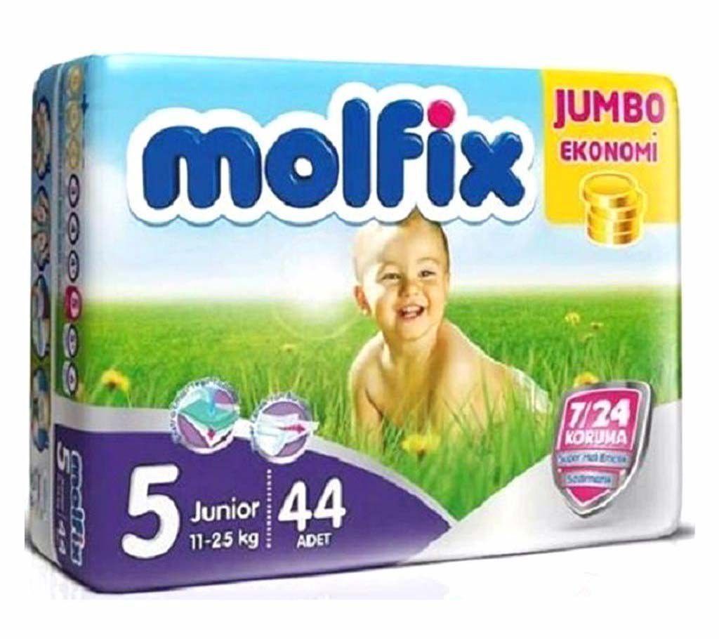 Molfix Baby Diaper 5 Jumbo Junior (44 Pcs)