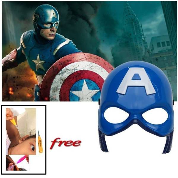 Captain America LED Mask with free Ear Pick