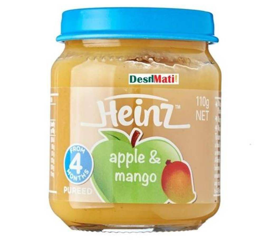 Heinz 100% Fruit Apple And Mango Baby Food (4+ Month)