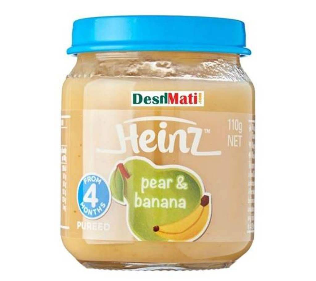 Heinz 100% Pear And Banana Baby Food (4+ Months)