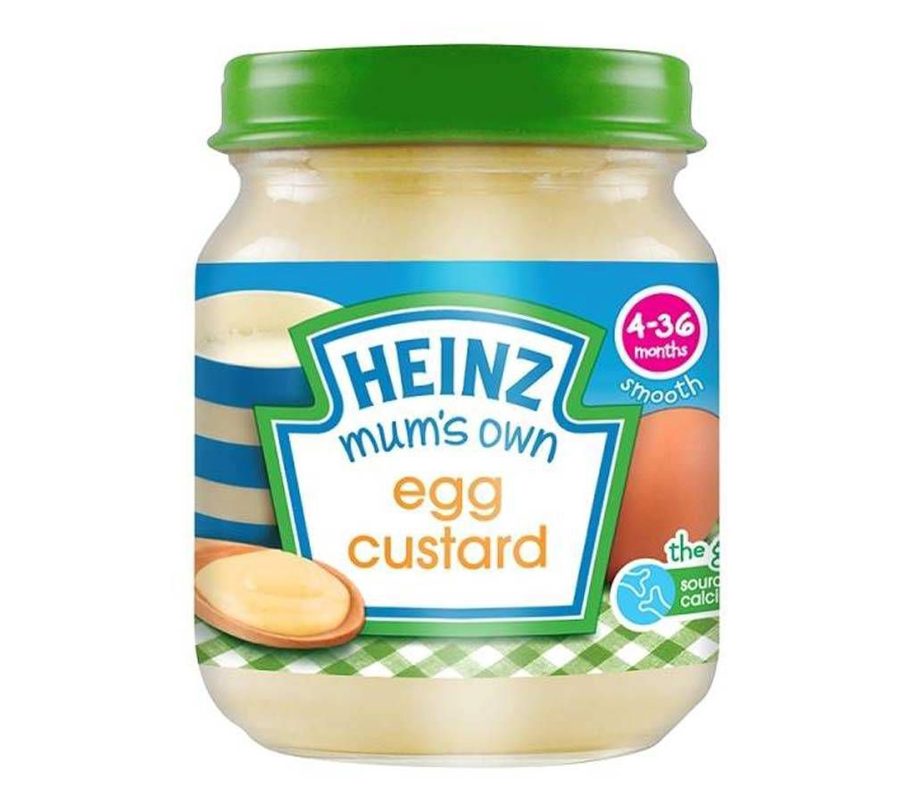 Heinz 4-36 Months Smooth Mum's Own Egg Custard - 120 gm