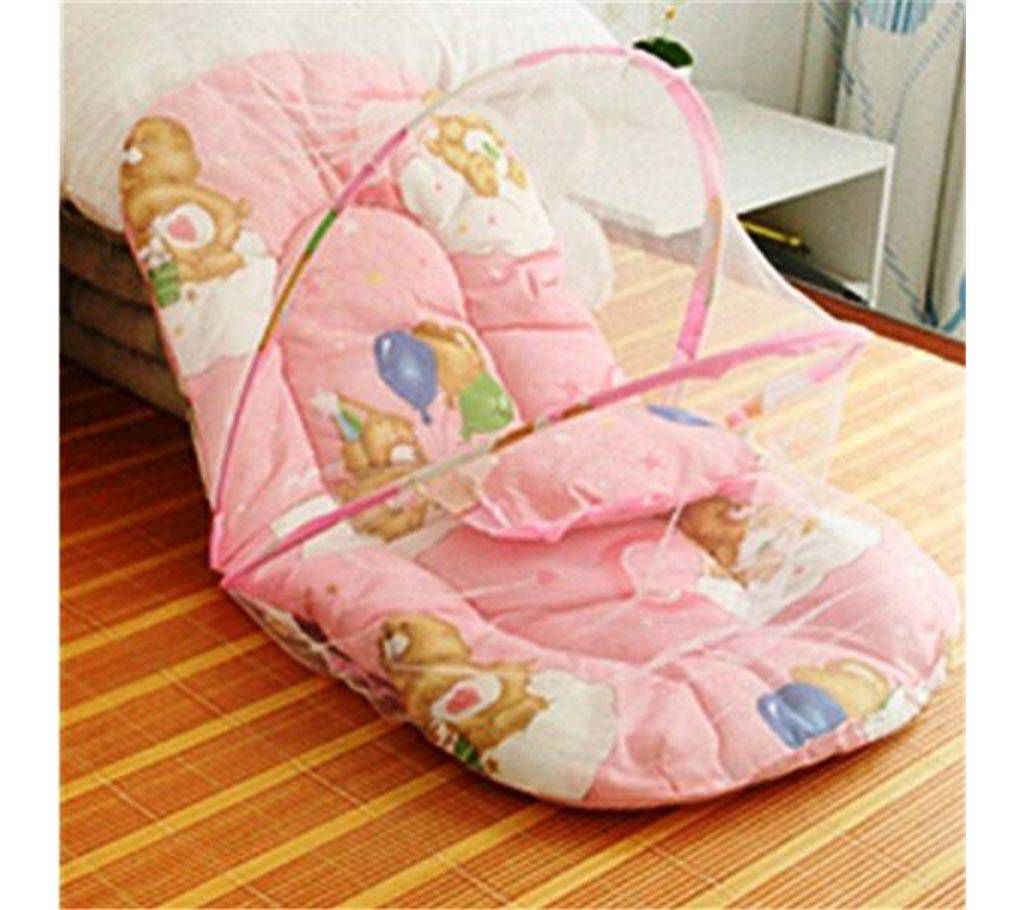 Baby Mosquito net Bed Pillow With carry bag