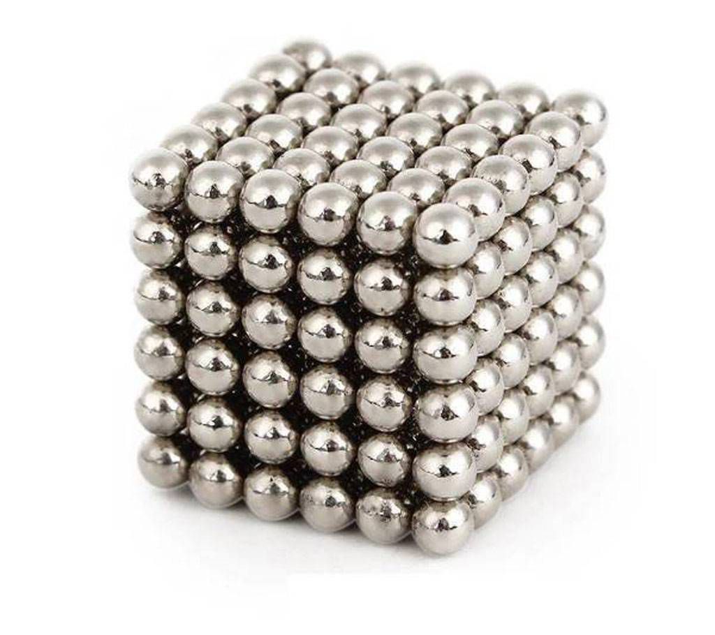 Silver Multi-color Magnetic Balls Magnet Puzzle