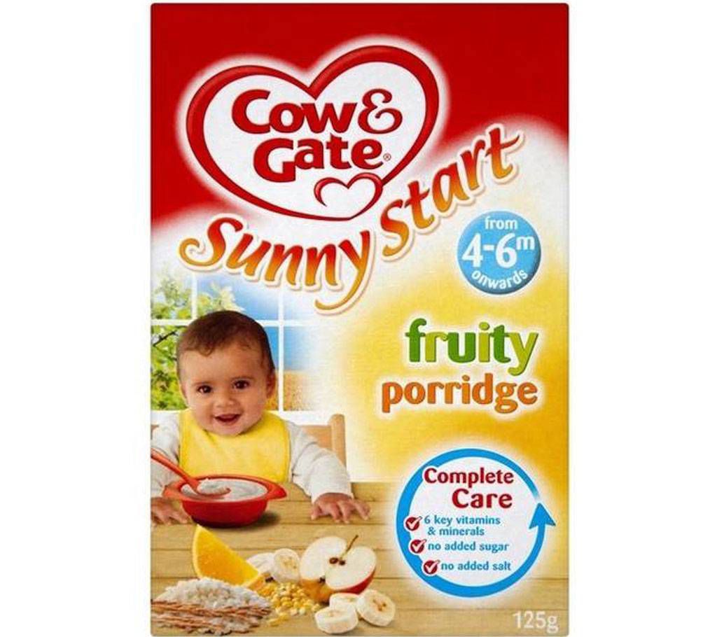 Cow & Gate Fruity Porridge-125 Gm (UK )
