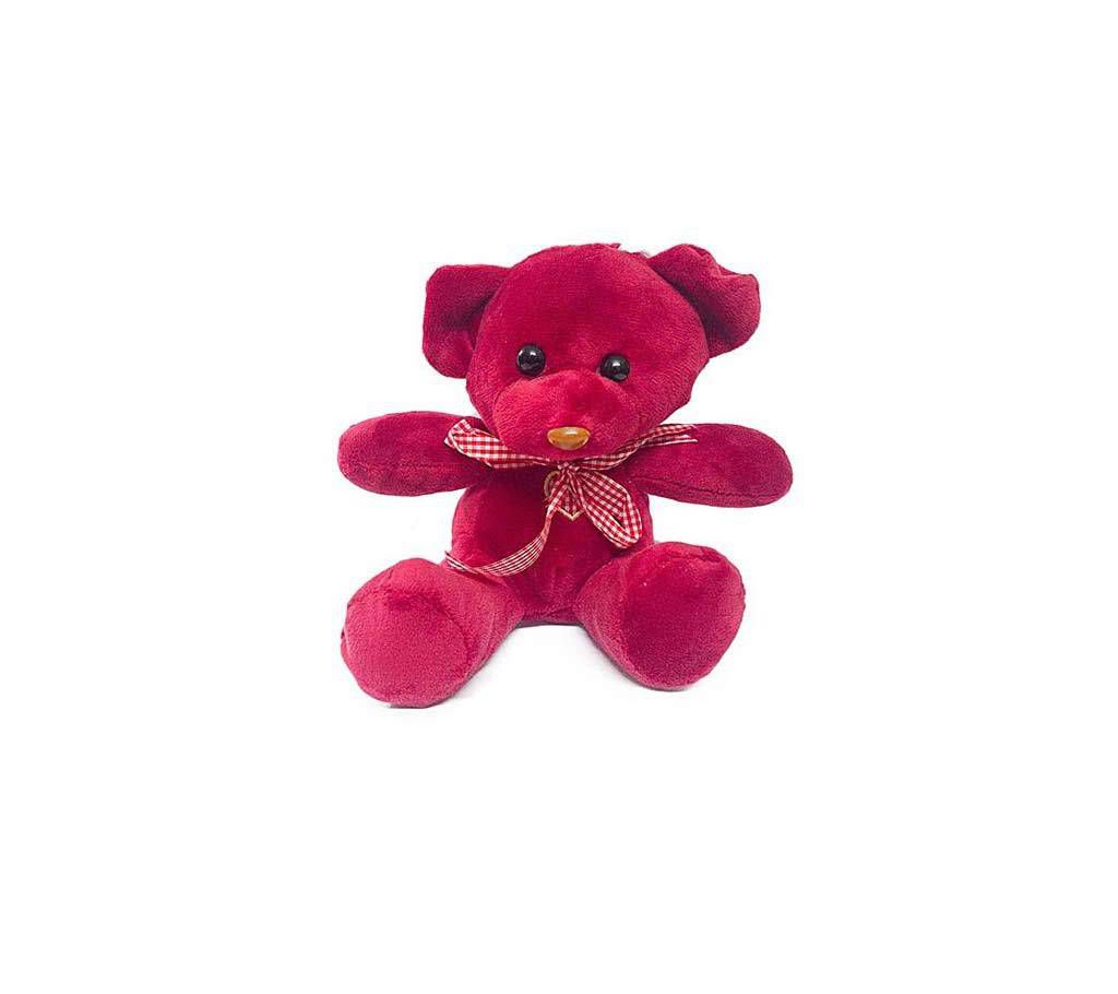 Cute teddy bear cotton doll for kids- Lovely red