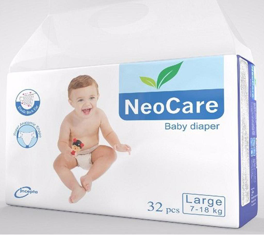 Neocare Baby Diaper - L Size (32 Pcs)