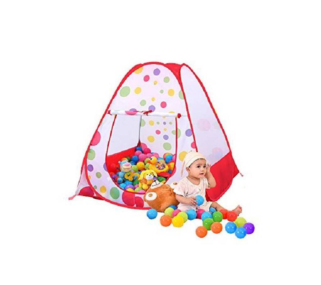 Sunny Cat Pop Up House Kids Tent & 50 Balls