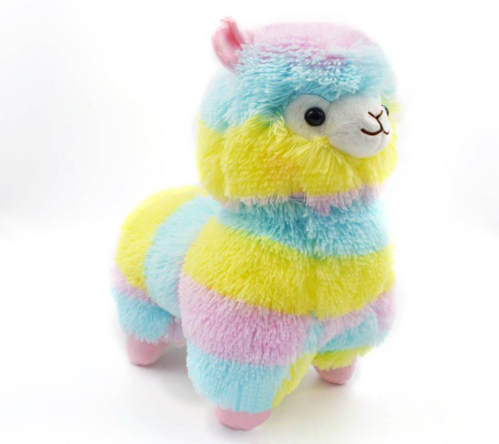 13CM Colorful Kawaii Alpaca Llama Soft Plush Toy