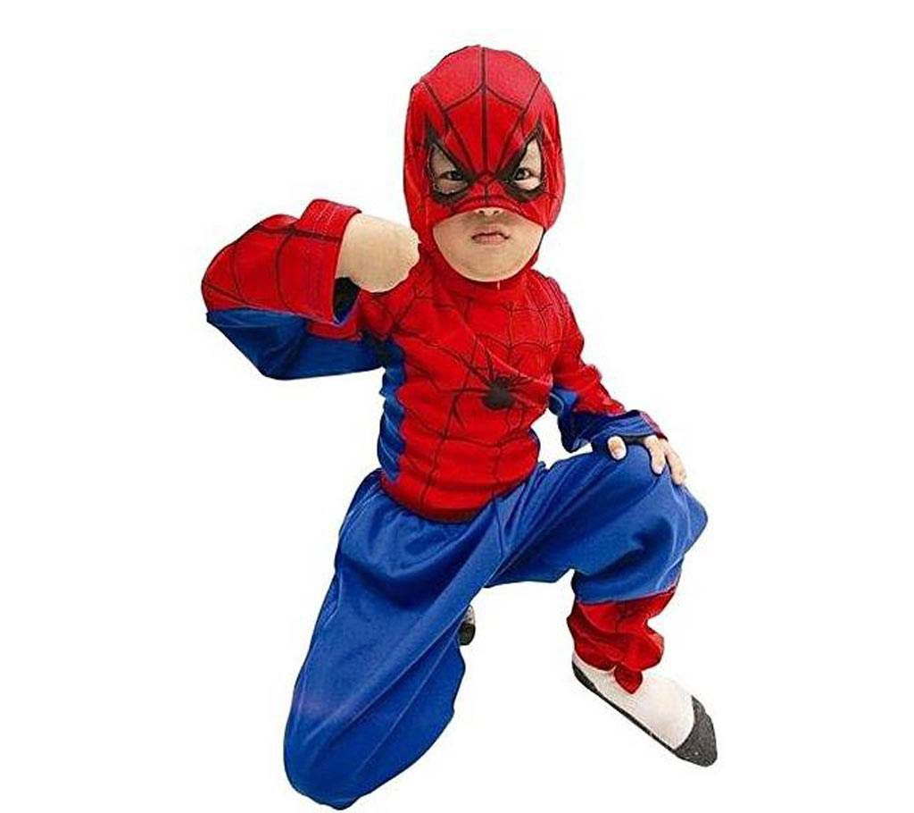 Spiderman Dress For Kids Red And Blue