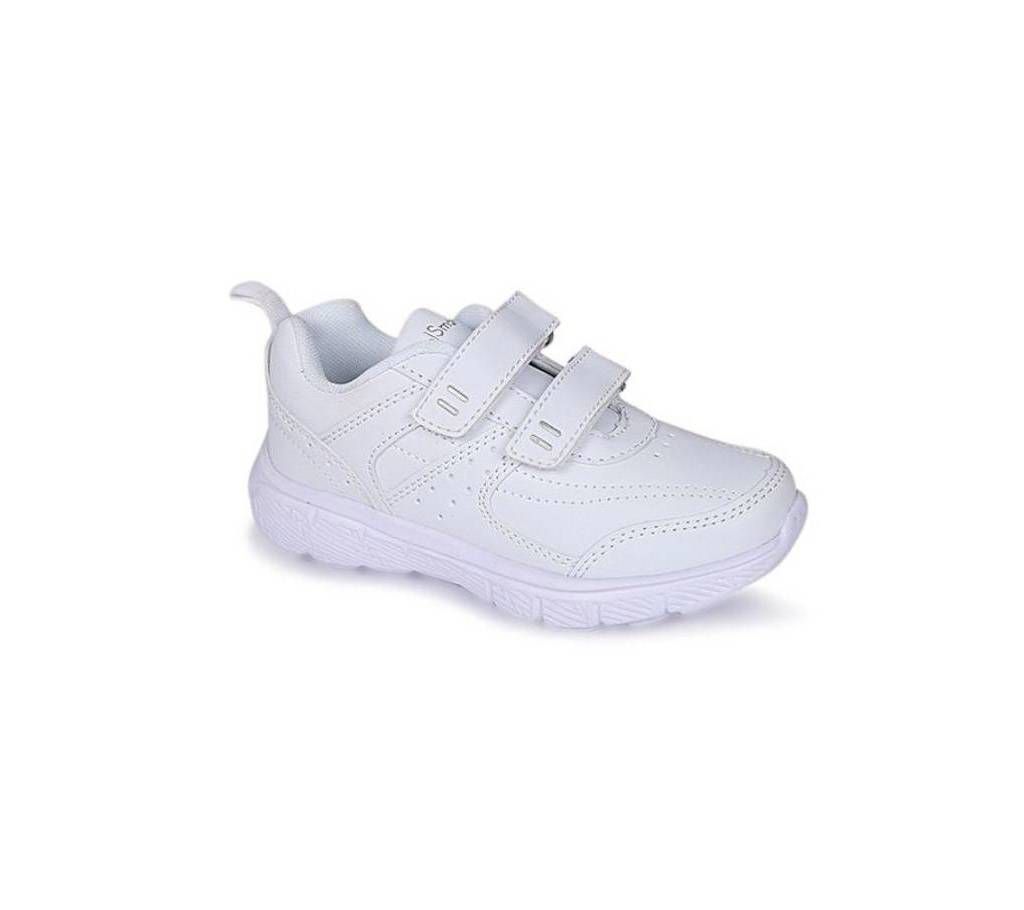 Artificial Leather Pre-Teen School Shoe for Baby