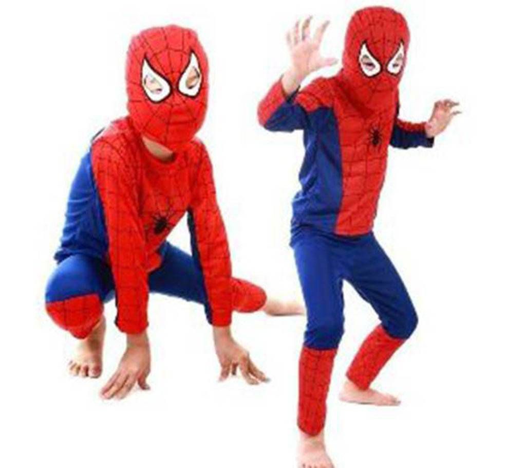 Spiderman Costume For Kids - Red and Blue