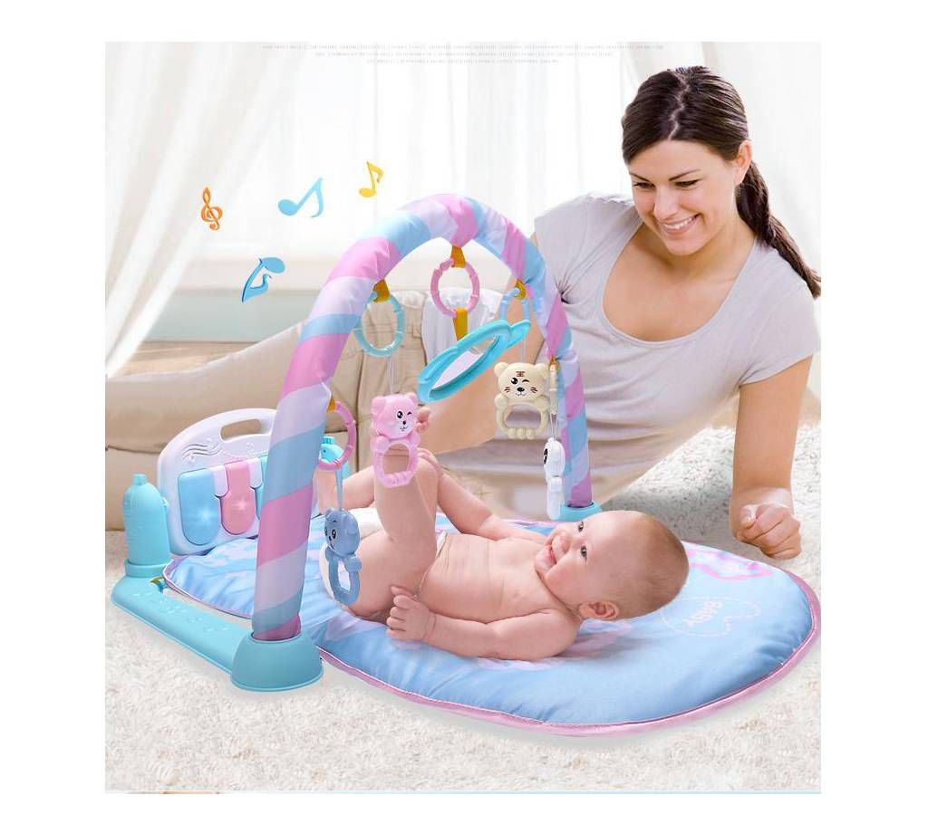 baby bed set with toy