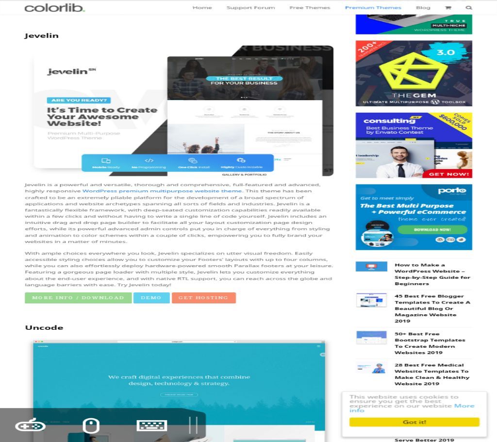 Make a website for personal and business.