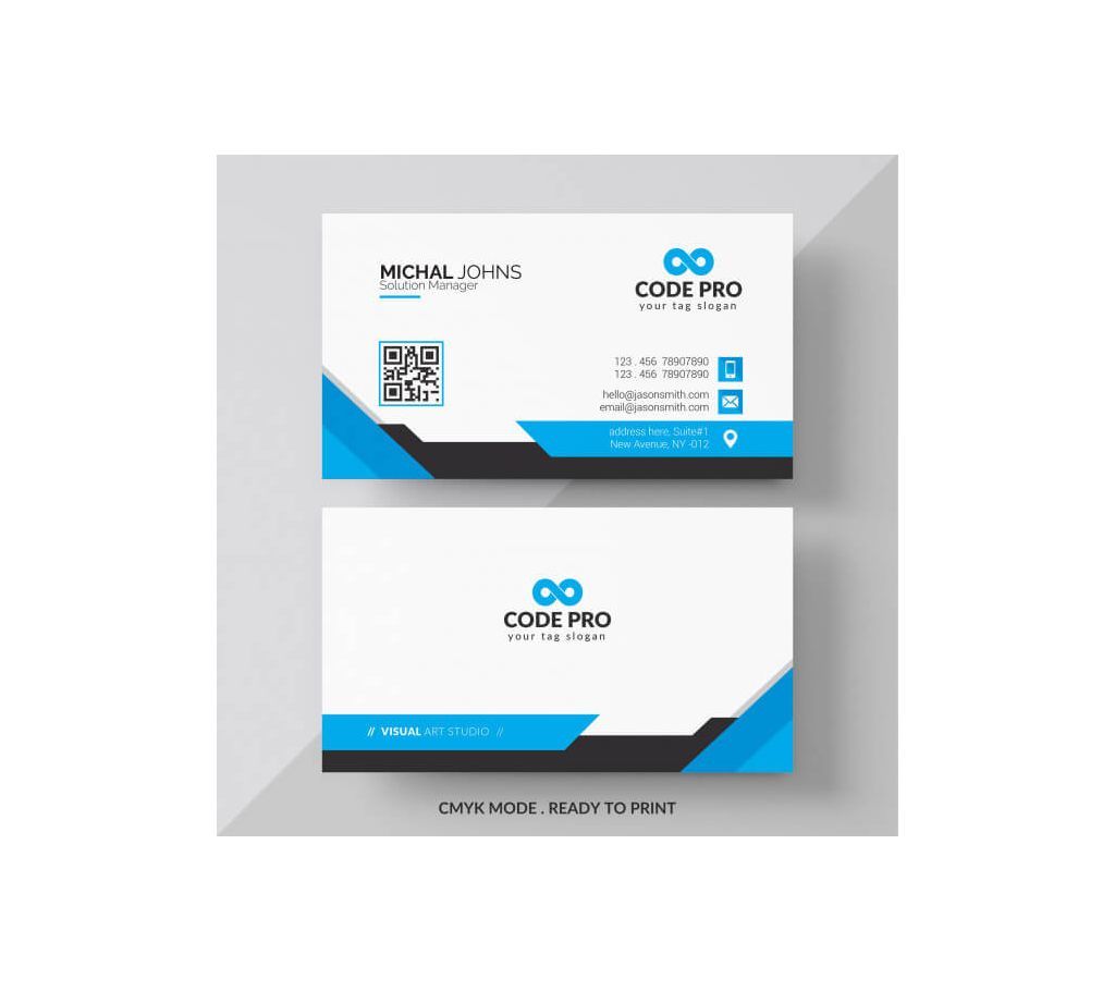 Visiting Card 4 Colore Back 2 Back