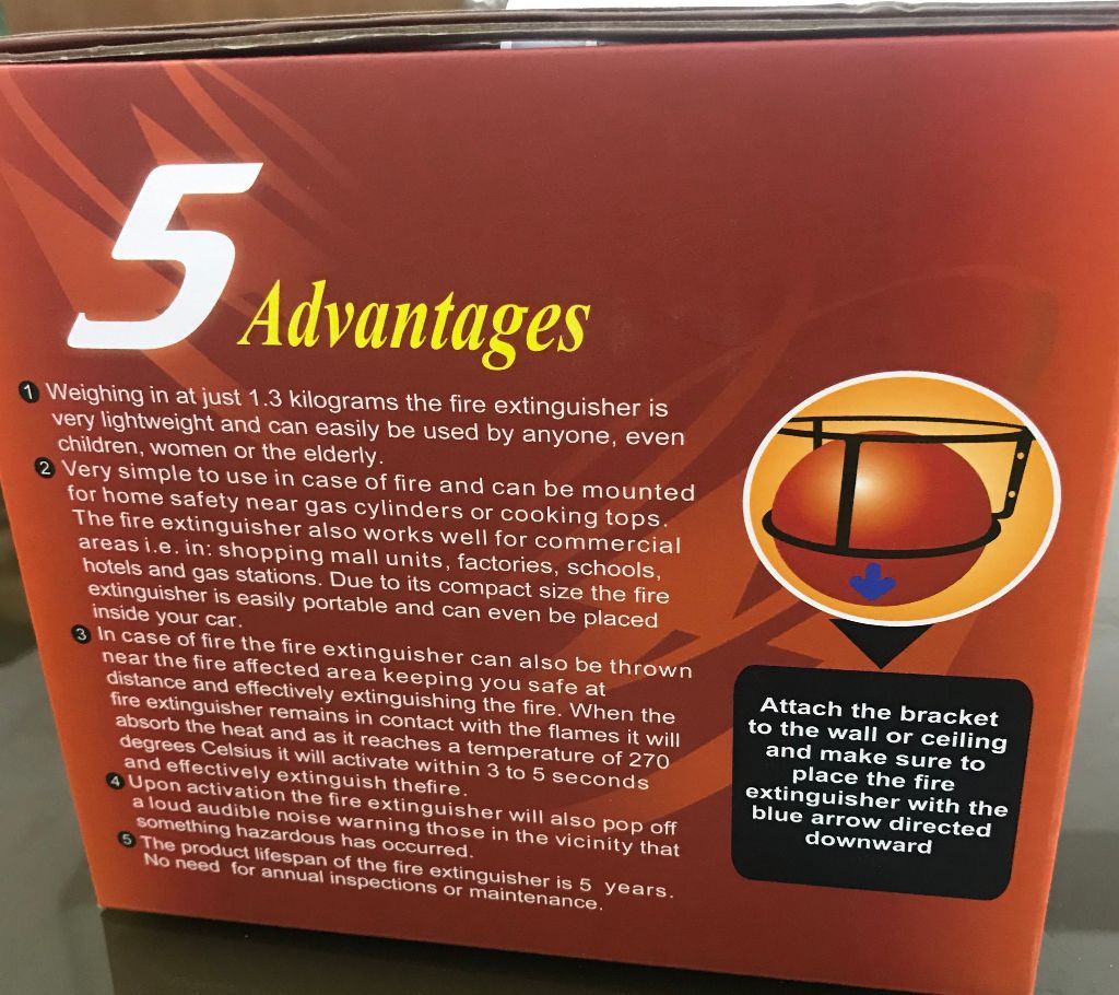 Auto Fire Extinguishers Ball